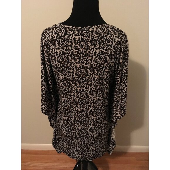 Michael Kors Black & Gray Patterned Top, Size Small, NWT! - Picture 5 of 6